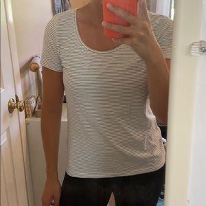 Black and white striped t-shirt